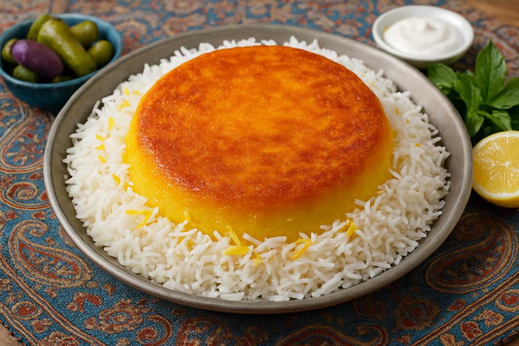 ته دیگ طلایی خوشمزه