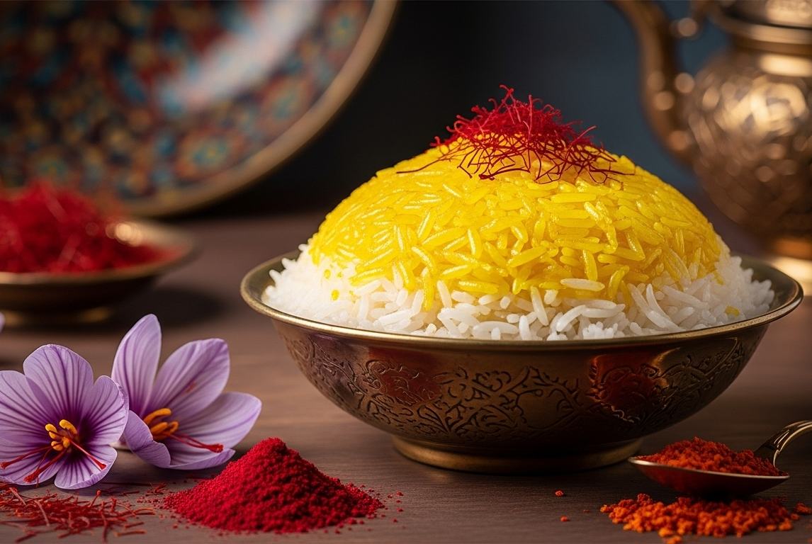 زعفران و نقش آن در عطر و رنگ برنج